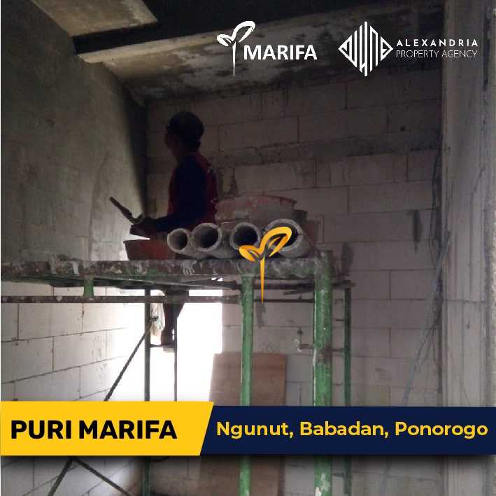 Kegiatan Plester Unit 6 di Perumahan Ponorogo Puri Marifa Perumahan Syariah 27 Maret 2021