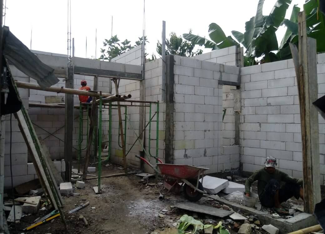 Persiapan Pengecoran Kolom Unit 6 di Perumahan Ponorogo Puri Marifa Perumahan Syariah 20 Februari 2021