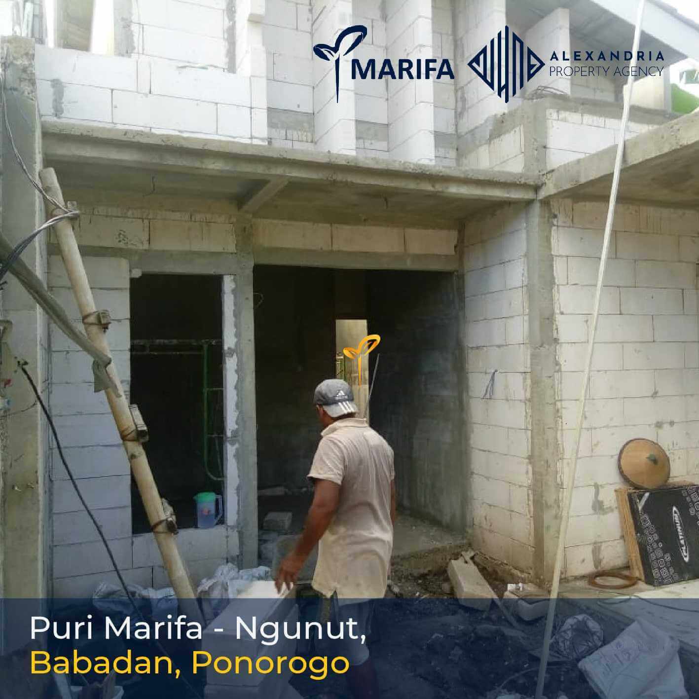 Progres Pembangunan Unit 6 di Perumahan Ponorogo Puri Marifa Perumahan Syariah 1 April 2021