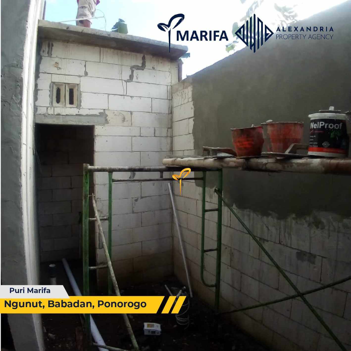 Kegiatan Progres Pembangunan Unit 6 di Perumahan Ponorogo Puri Marifa Perumahan Syariah 31 Maret 202_2-min