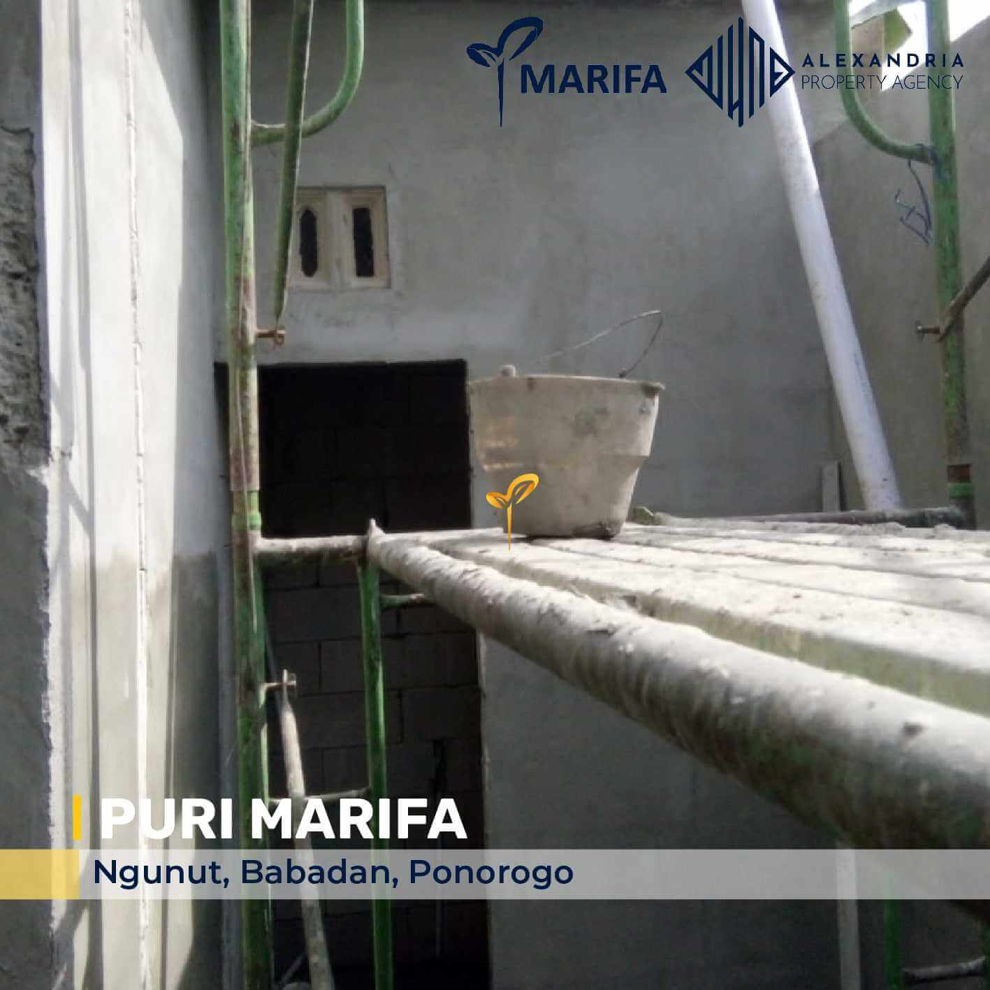 Progres Pembangunan Unit 6 di Perumahan Ponorogo Puri Marifa Perumahan Syariah 1 April 2021.3-min